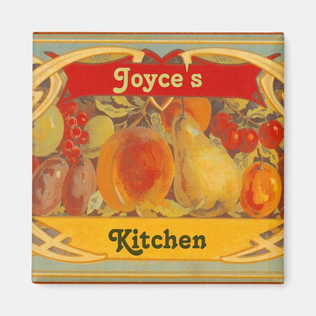 Personalised Tuscan Kitchen Magnet (Front)