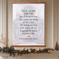 Personalised Twas the Night Before Christmas Poem