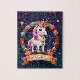 Personalised Twilight Unicorn Jigsaw Puzzle