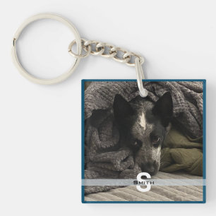 Personalised Two Photo Keychain - Monogram HAMbyWG