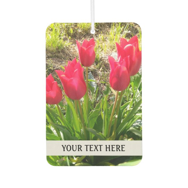 Personalised Two Photo Simple Car Air Freshener (Front)