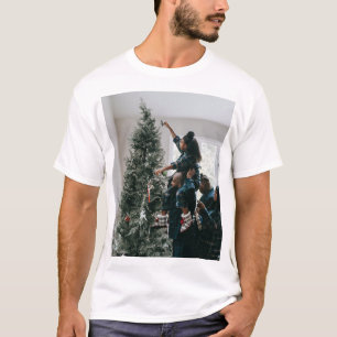 Personalised Two Sided Family Christmas Photo T-Shirt