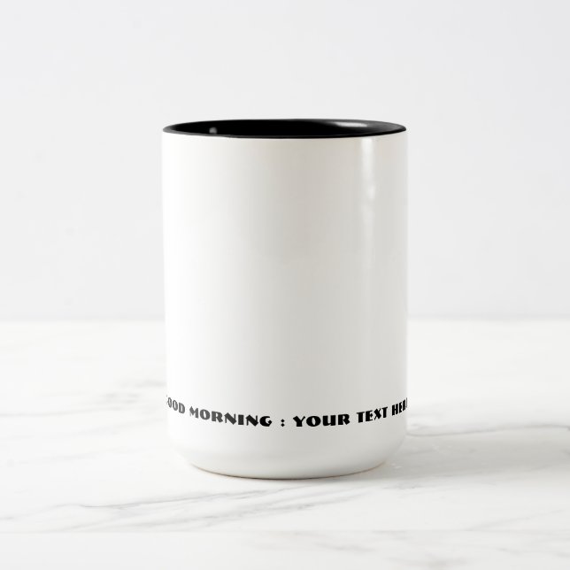 Personalised  Two-Tone coffee mug (Center)