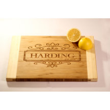 Personalised Two-Tone Cutting Board - Harding