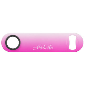 Personalised two-tone gradient ombre hot pink