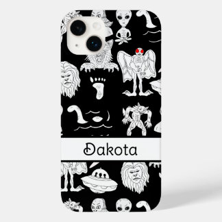 Personalised UFO, Alien, Bigfoot Cryptid  Case-Mate iPhone 14 Plus Case