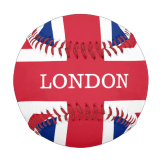 Personalised UK United Kingdom Union Jack Flag Baseball