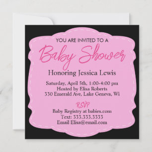 Personalised Ultrasound Picture Baby Shower  Invitation