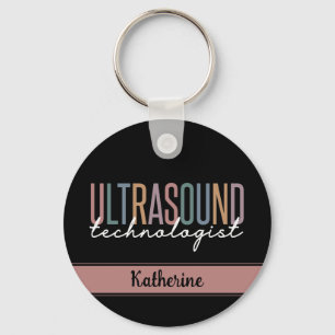 Personalised Ultrasound Technologist Gifts Key Ring
