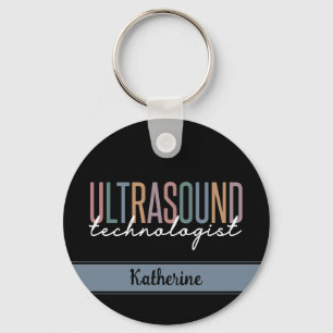 Personalised Ultrasound Technologist Gifts Key Ring