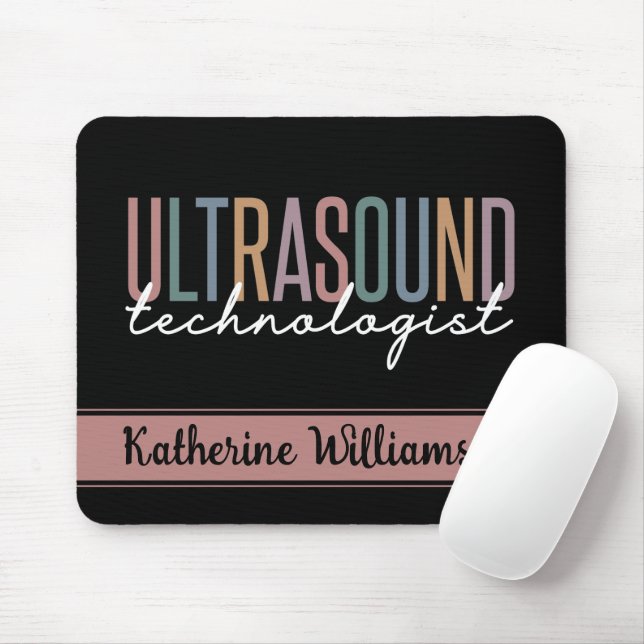 Personalised Ultrasound Technologist Gifts Mouse Pad (With Mouse)