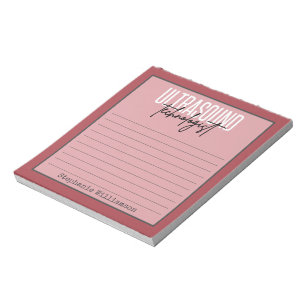 Personalised Ultrasound Technologist technician Notepad