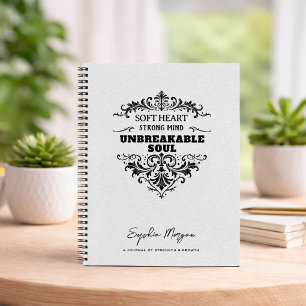Personalised Unbreakable Soul Spiral Notebook