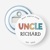 Personalised Uncle Retro Gift Best Uncle Ever Cute