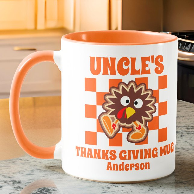 Personalised Uncle's Thanksgiving  Mug (Creator Uploaded)