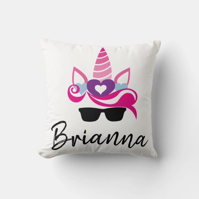 Personalised Unicorn Cushion (Front)