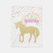 Personalised Unicorn Fleece Blanket