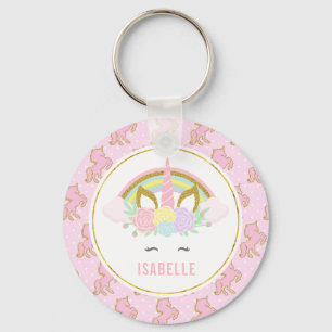 Personalised Unicorn Keychain