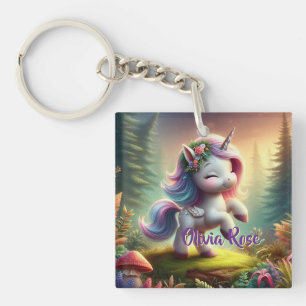 Personalised Unicorn Keychain