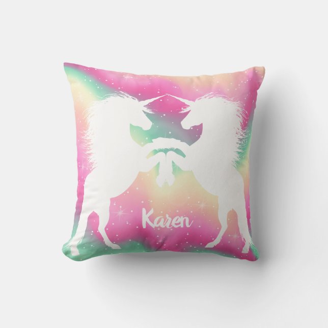 Personalised Unicorn Pillow (Front)