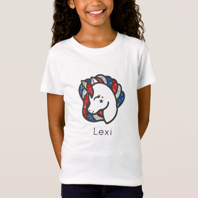 Personalised Unicorn T-Shirt (Front)