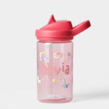 Personalised Unicorn Water Bottle