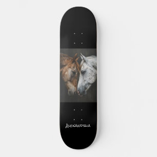 Personalised Unique Horse Lover Design Skateboard
