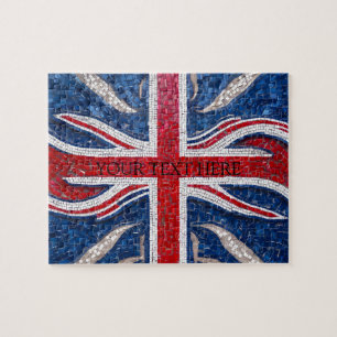Personalised United Kingdom Flag Designer  Jigsaw Puzzle