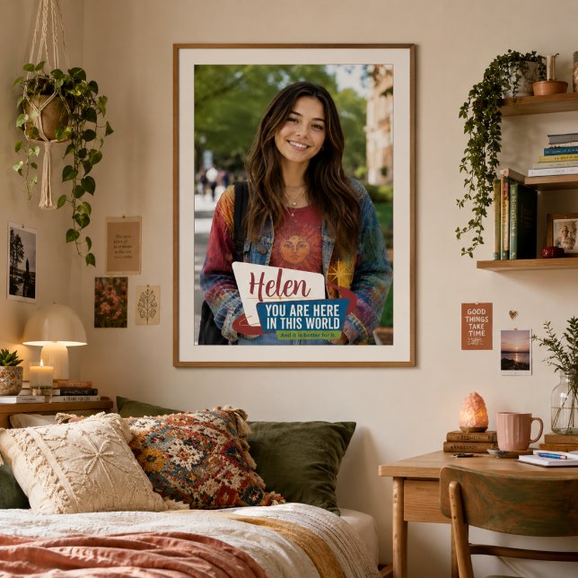 Personalised Uplifting Photo Gift Poster (Personalized Uplifting Photo Gift)
