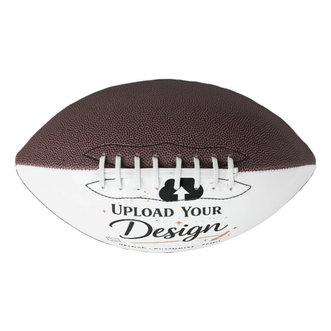 Personalised Upload Your Design Logo Football (Front)