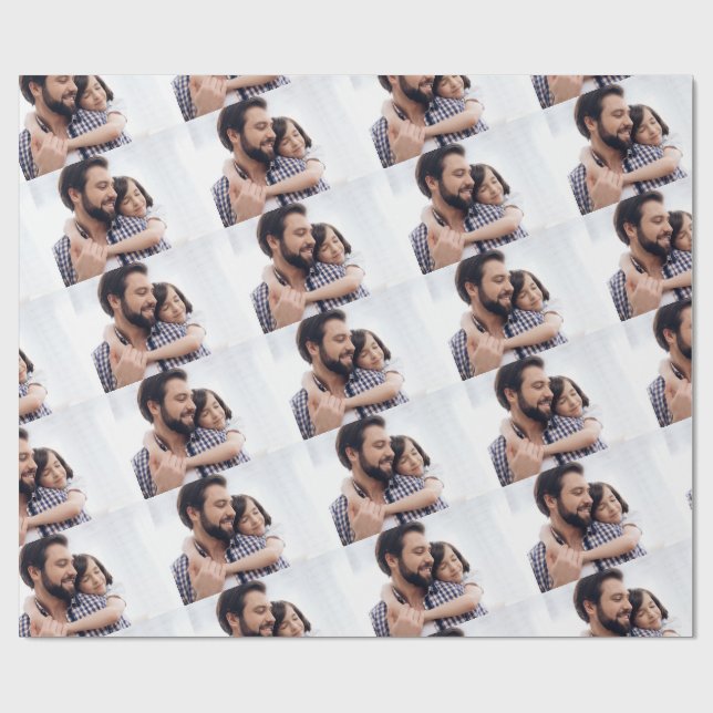 Personalised Upload Your Own Photo Custom Wrapping Paper (Flat)