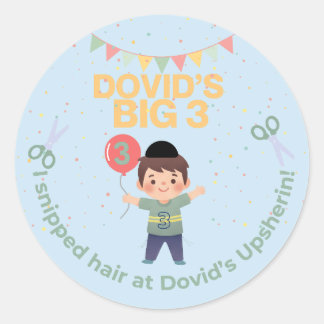 Personalised Upsherin Sticker 