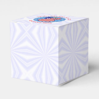 Personalised USA Flag Angel Grandma Classic Favour Box