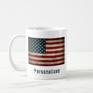 Personalised USA Flag Coffee Mug