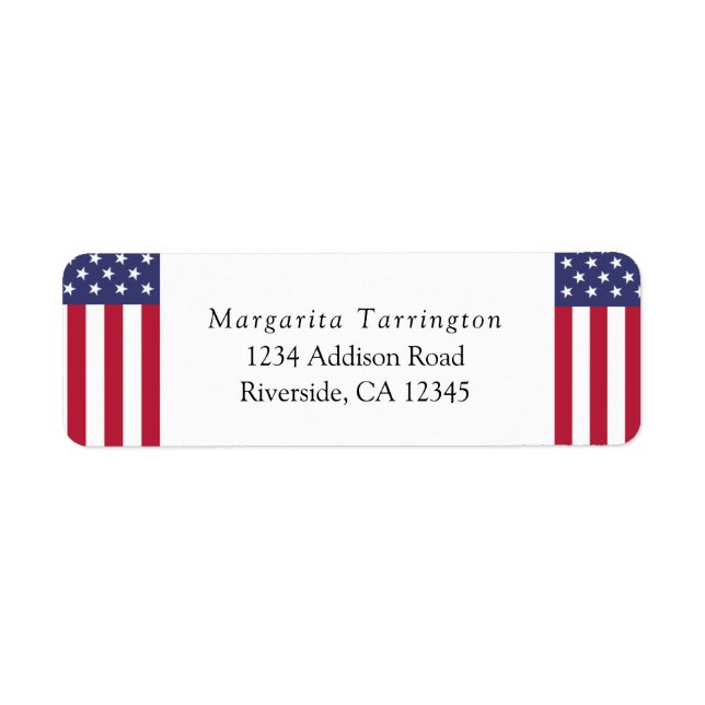 Personalised USA Flag Image (Front)