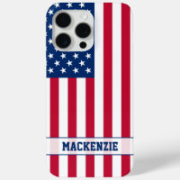 Personalised USA Flag Stars and Stripes
