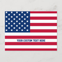 Personalised USA Flag Stars and Stripes