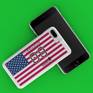Personalised USA National Flag Soccer Graphic Case-Mate iPhone Case