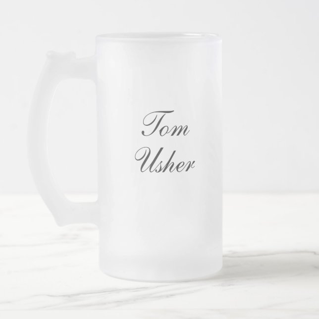 Personalised Usher Mug (Left)