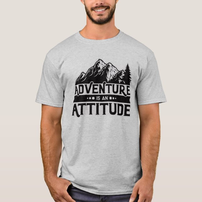 Personalised Vacation Adventure is an Attitude T-Shirt (Front)