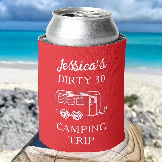 Personalised Vacation Birthday Party Favour Custom Can Cooler (Creator Uploaded)