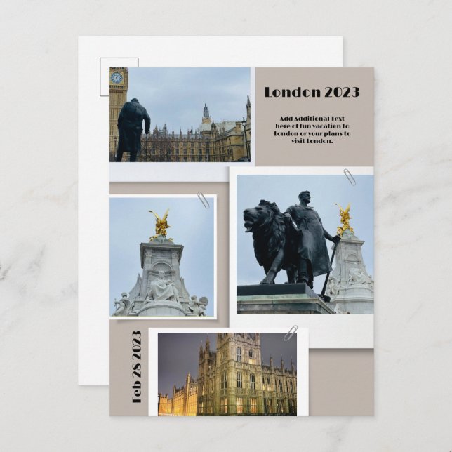 Personalised Vacation Postcard (Front/Back)