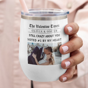 Personalised Valentine Newspaper Photo