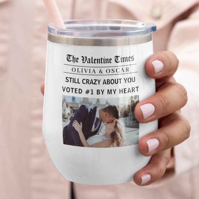 Personalised Valentine Newspaper Photo (Creator Uploaded)