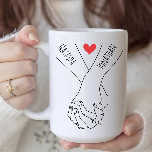 Personalised Valentine’s Mug Gift for His and Hers (Custom Valentine’s Day Mug Gift for Him Her, Custom Valentine’s Mug Gift for Girlfriend or Boyfriend)
