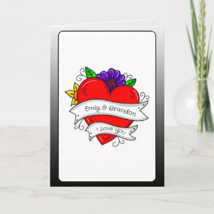 Personalised Valentine's Day Card