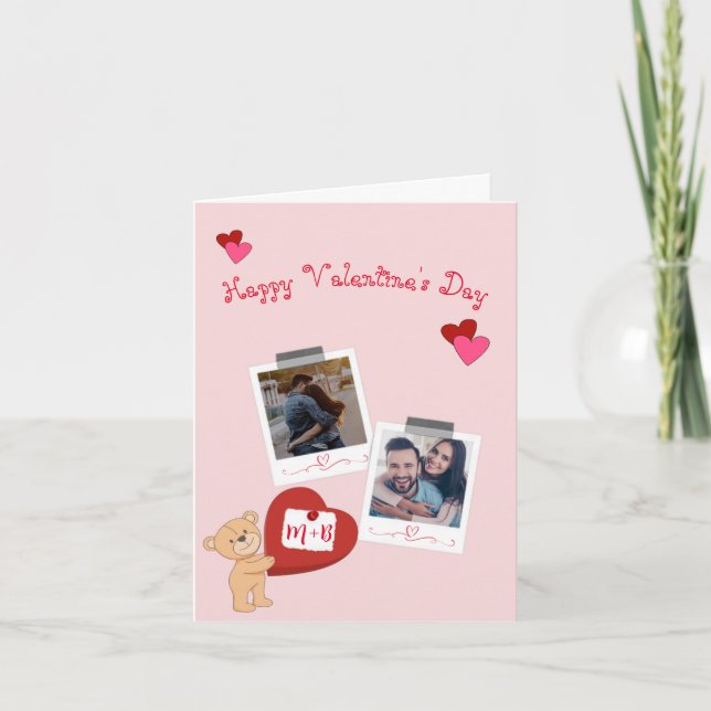 Personalised Valentine's Day Card (Front)