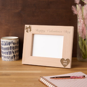 Personalised "Valentines Day"   Etched Frames