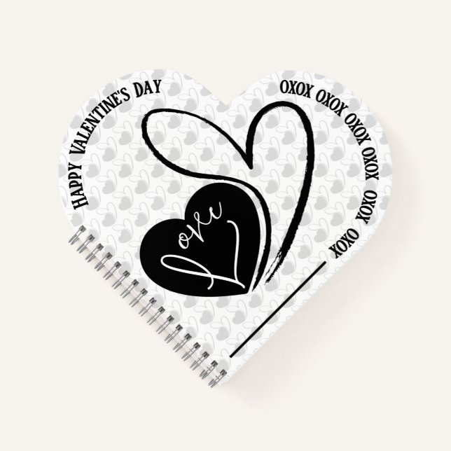 Personalised Valentine's Day Love Notebook (Front)