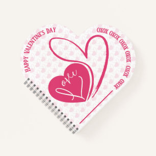 Personalised Valentine's Day Love Notebook